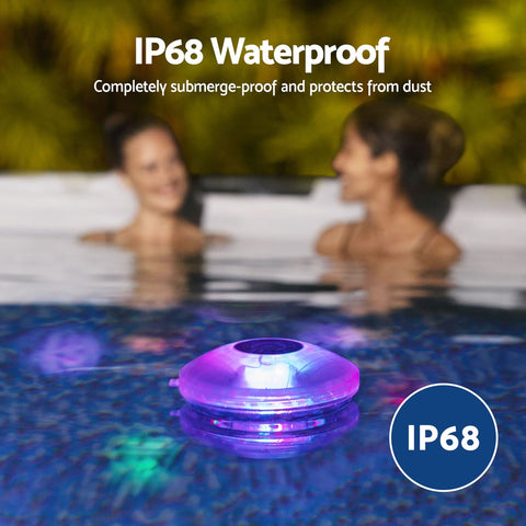 Bestway Pool Float Lamp LED Lights 7 Modes Multi Color Lamps For Pools