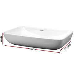 Cefito Bathroom Basin Ceramic Vanity Sink Hand Wash Bowl 60x38cm
