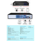 UL-TECH 1080P Security Camera System 4CH DVR with 4 CCTV Dome Cameras