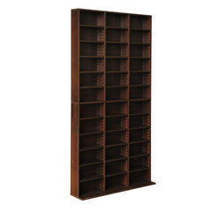 Artiss Bookshelf CD Storage Rack - BERT Walnut