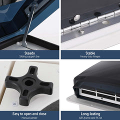 Weisshorn Caravan Air Vent Roof Hatch 12V Shower Fan Reversible Airlfow Rainy Use Camper