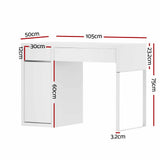 Artiss Computer Desk Drawer Cabinet White