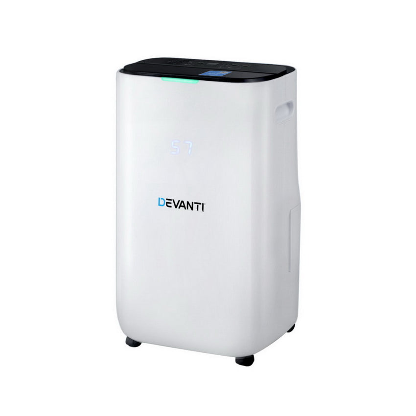 Devanti Dehumidifier 20L Air Purifier White