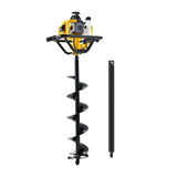 Giantz Post Hole Digger 200mm Petrol Drill Auger Extension Bits