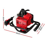 Giantz Post Hole Digger Motor Only Engine Petrol Red