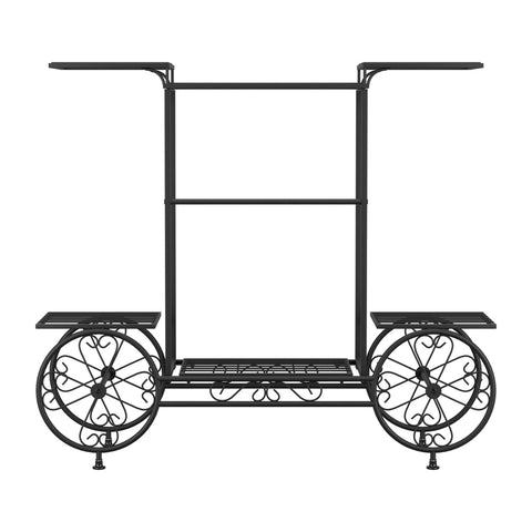 Artiss Plant Stand 6 Tier Iron 4 Wheeler