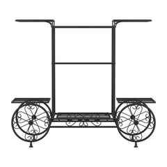 Artiss Plant Stand 6 Tier Iron 4 Wheeler