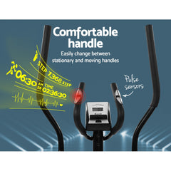 Everfit Exercise Bike Elliptical Cross Trainer Home Gym Fitness Machine Magnetic