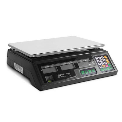 Emajin Digital Kitchen Weighing Scale - Precision 40KG Platform Scale with LCD Display NT Deals