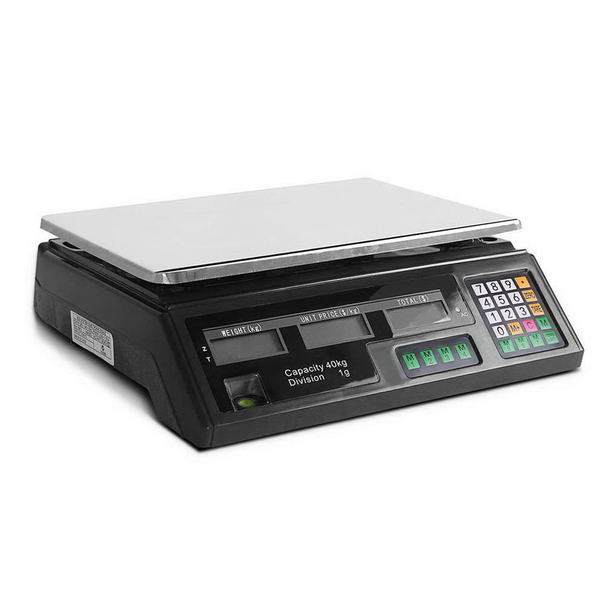 Emajin Digital Kitchen Weighing Scale - Precision 40KG Platform Scale with LCD Display NT Deals