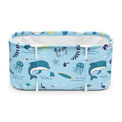 Weisshorn Foldable Bathtub PVC Spa Bucket Inflatable Cushion 114x62cm Blue