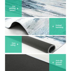 Artiss Rug 200x290cm Area Rug Washable Mat Large Carpet Soft Short Pile Poca