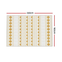 Artiss Rug 160x230cm Area Rug Washable Mat Large Carpet Soft Short Pile Ella