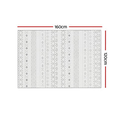 Artiss Rug 120x160cm Area Rug Washable Mat Large Carpet Soft Short Pile Una