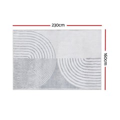 Artiss Rug 160x230cm Area Rug Washable Mat Large Carpet Faux Rabbit Fur Cyril