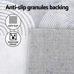 Artiss Rug 160x230cm Area Rug Washable Mat Large Carpet Faux Rabbit Fur Cyril