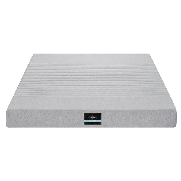 Giselle Bedding Cool Gel Memory Foam Mattress Charcoal 7-Zone Washable Bamboo Cover 15cm King