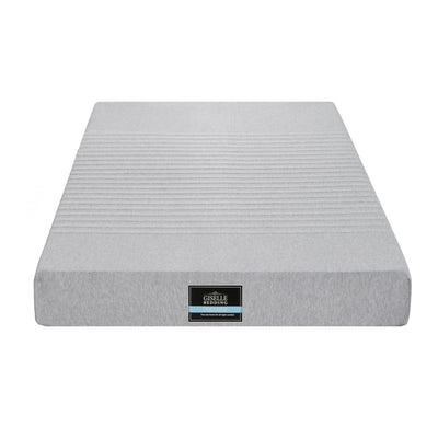 Giselle Bedding Cool Gel Memory Foam Mattress Charcoal 7-Zone Washable Bamboo Cover 15cm Single