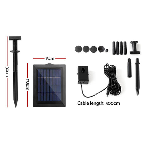 Gardeon Solar Pond Pump Submersible Water Fountain Kit 4FT