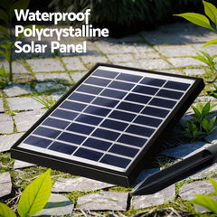 Gardeon Solar Fountain Water Feature Wall Mount Garden Fountains 80CM Grey