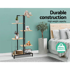 Artiss Plant Stand 6 Tier Metal Zigzag Flower Pot Shelf