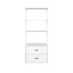 Artiss Bookshelf Display Shelf 2 Drawers 152CM White