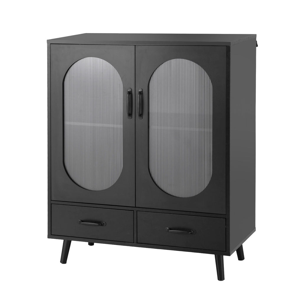 Artiss Buffet Sideboard Double Doors - Black
