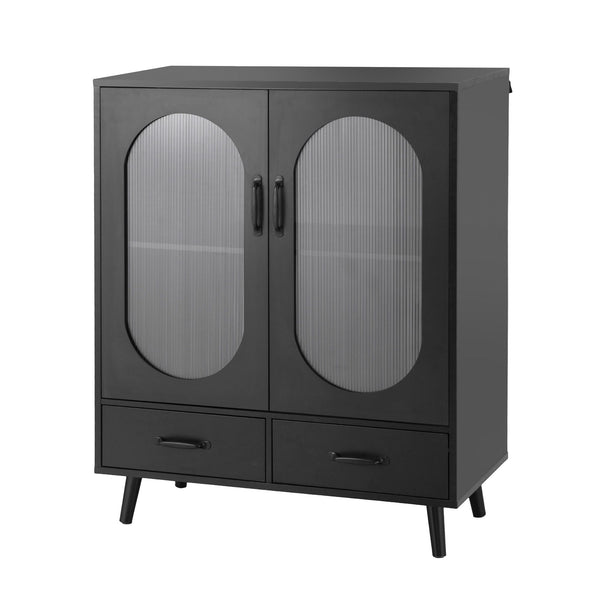 Artiss Buffet Sideboard Double Doors - Black