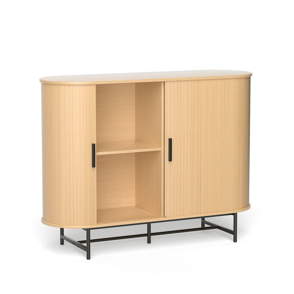 Artiss Buffet Sideboard Sliding Doors - PIIA Oak