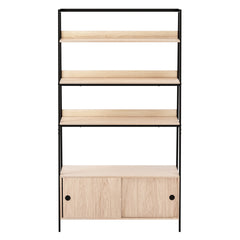 Artiss Bookshelf 5 Tier Cube Cabinet MIRA Oak