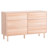 Artiss 6 Chest of Drawers Cabinet Dresser Table Tallboy Storage Bedroom Pine