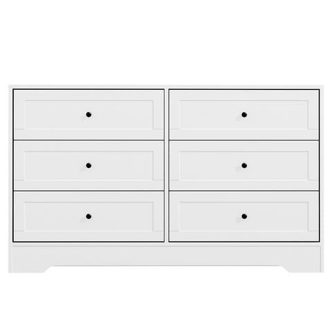 Artiss 6 Chest of Drawers - LEIF White