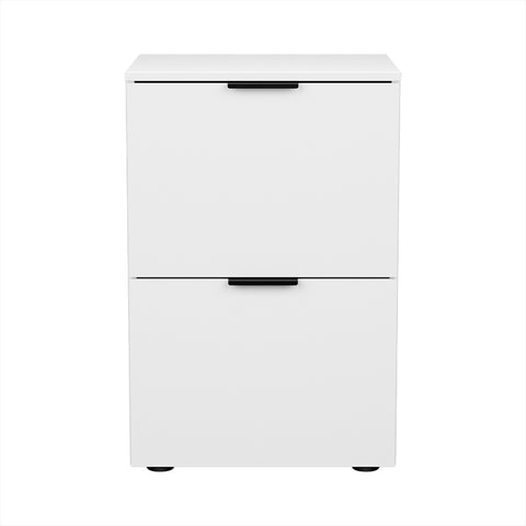 Artiss Filing Cabinet Files Storage Office Shelves File Organiser White 2 Drawer