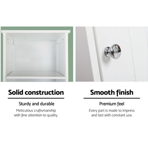 Artiss Bathroom Cabinet Storage 160cm White