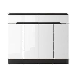 Artiss Shoe Rack Cabinet Storage 120cm w/ Drawer - White Lydia