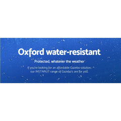 Instahut Gazebo 3x4.5 Pop Up Marquee Folding Tent Wedding Gazebos Camping Outdoor Shade Canopy Blue