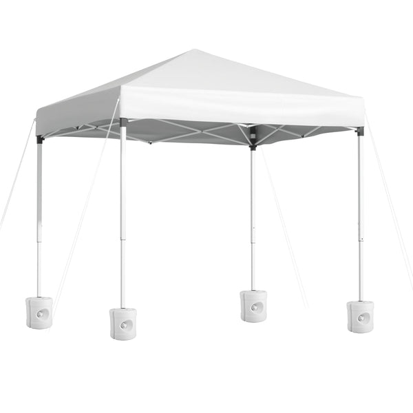 Instahut Gazebo 2x2m Outdoor Patio Garden Marquee Shade w/ Base Pods White