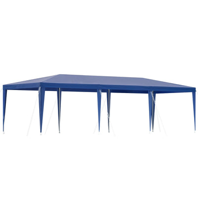 Instahut Gazebo 3x9m Wedding Party Marquee Tent Outdoor Event Camping Shade Blue
