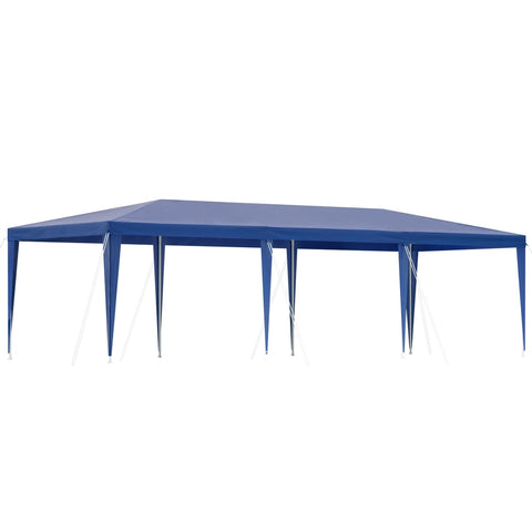 Instahut Gazebo 3x9m Wedding Party Marquee Tent Outdoor Event Camping Shade Blue