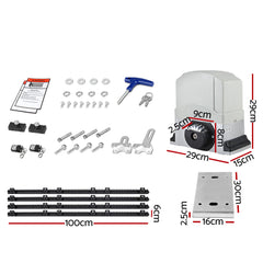 Automatic Sliding Gate Opener Kit 4M 1200KG