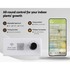 Green Fingers Grow Tent Light Kit 150x150x200CM 2200W LED Full Spectrum