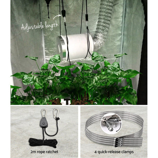 Green Fingers 4"Ventilation Kit Fan Hydroponics Grow Tent Kit Carbon Filter Duct,Green Fingers 4"Ventilation Kit Fan Hydroponics Grow Tent Kit Carbon Filter Duct