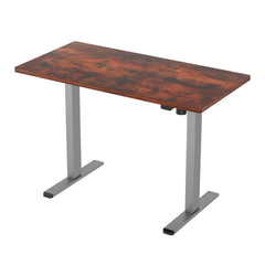 Artiss Standing Desk Motorised 140CM Rustic Brown