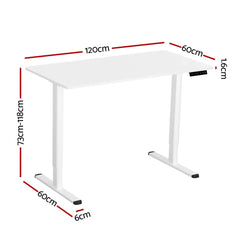 Artiss Electric Standing Desk Sit Stand Desks 120CM