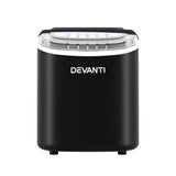 Devanti 12kg Ice Maker Machine w/Self Cleaning Black