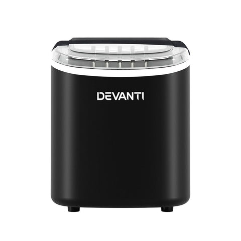 Devanti 12kg Ice Maker Machine w/Self Cleaning Black