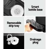 Devanti 20kg 3 in 1 Ice Maker Machine Cold and Hot Water Dispenser 3L Silver
