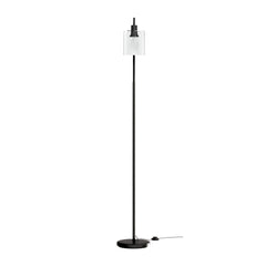 Artiss Floor Lamp Light Stand Modern Home Living Room Office Reading Glass Shade Black