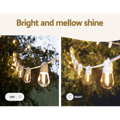 41M LED Festoon Light Outdoor String Light Christmas Wedding Party Decorations