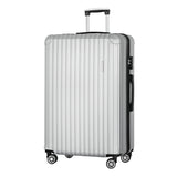 Wanderlite 28-inch Luggage Set with TSA Lock�ABS Hard Shell Travel Suitcase Organiser Luggage Case Light Grey